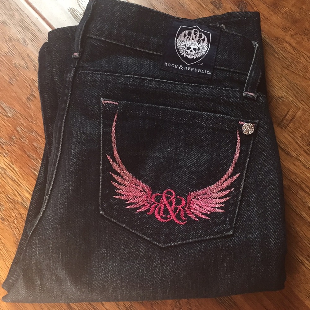 Rock & Republic designer boot cut jeans brand new